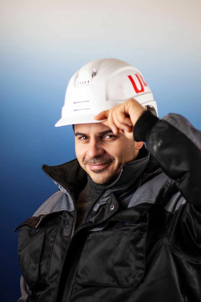 About worker, construction worker, portrait, helmet, studio, construction site, jacket, handyman, worker, worker, worker, worker, construction worker, construction worker, construction worker, construction worker, construction worker, handyman